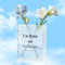 Jarrón de Libro, Jarrón de Flores de Libro, Vaso de Acrílico Transparente, Jarrón de Tulipán, Decoración de Estantería de Libros para Dormitorio Sala de Estar Arreglos Florales