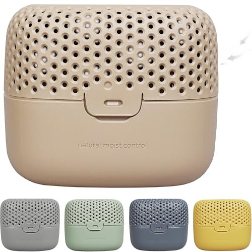 AbsoDry Duo Family - Deumidificatore casa muffa - più qualità dell'aria - Deumidificatore portatile anti muffa - Assorbi umidità armadio e bano – Torrone