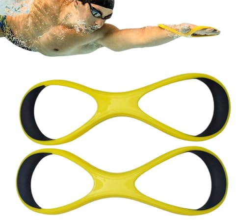 Palme de Pivot d' -Bras, de Natation correcteur en Forme de 8 Coudes, Aide à l'entraînement, équipement de Natation, équipement de Natation pour Hommes, Femmes et