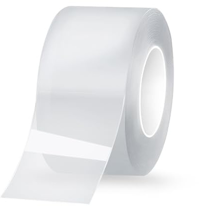 Nastro Di Riparazione Impermeabile Nastro Sigillante, Nastro Sigillante Autoadesivo Trasparente, Rimovibile Acrilico Potent Tape, Nastro Extra Forte Trasparente per Sigillare Porte e Finestre 5*100cm