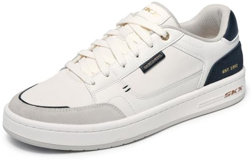 Skechers Court Classics - Sneakers Basse da Uomo con Lacci