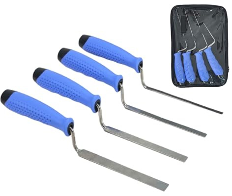 Byuexhp Truelle à ciment | 4 pièces en acier inoxydable Truelle à joints | Outil de maçon pour mortier, plâtrage, colmatage, débutant, rénovation à domicile, application de stuc
