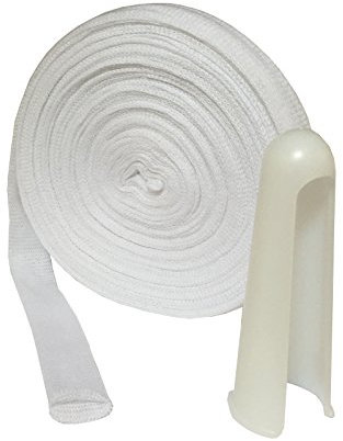 2 METRES of STEROGAUZE Tubular Finger Wound Dressing Bandage & APPLICATOR Large Adult Digits 2.5CM