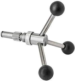 WABECO 3-Speichen Drehkreuz Y-Achse zu WABECO Bohrständer Fräsständer BF Made in Germany