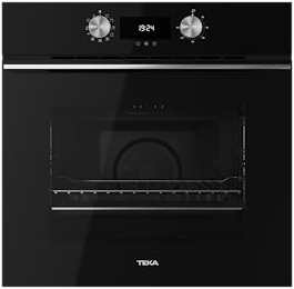 Teka HLB 8400 - Horno Multifunción SurroundTemp, 9 Funciones de Cocinado, Sistema de Limpieza Teka HydroClean, Calentamiento Rápido, Color Cristal Negro
