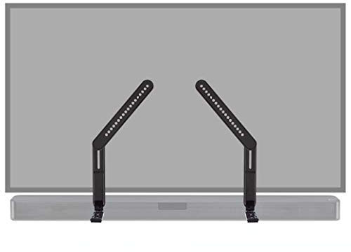 ECHOGEAR Soundbar Wall Mount Bracket - Works with All Soundbars Including Samsung, Vizio, LG, & More - Depth Adjustable for Dolby Atmos Soundbars