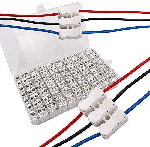 Senven CH3-42Pcs Morsettiera rapida 10A, connettore a molla, connettore morsettiera a morsetto cavo, illuminazione, alimentazione e cablaggio automobilistico Connection.