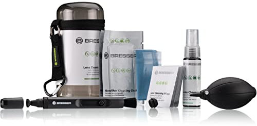 Bresser Lens Cleaning Kit Reinigungsset Kamera Objektiv Fernglas Blasebalg Tücher Etui