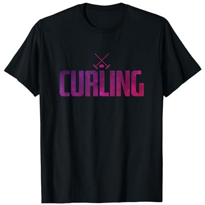 Curling Eisstein Curling Besen Wintersport T-Shirt