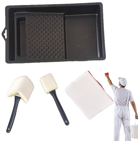 Bordure de peinture portable - Outil de peinture pour bordures - Pinceau de peinture pour plafonds - Outils de peinture pour murs et plafonds - Outils de peinture pour obtenir des résultats