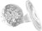 VICASKY Running Water Fountain Ornaments Crystal Ball Suitable for Tabletop and Garden Water Features Creating Relaxing Atmosphere Bubbling Fountain Bubble Crystal Ball