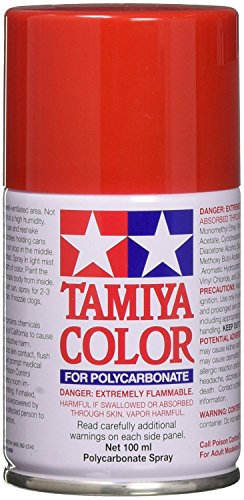Tamiya PS-2 Polycarbonate Spray Paint 100ml Can Red For Clear PC RC Bodies