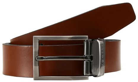 bugatti Herren 37600-1373 Gürtel, per pack Braun (Multi 52), 85|#85|#673 (Herstellergröße: 85)