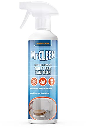 Mr Cleen Toilet Seat Sanitiser - Kills 99.9% of Bad Bacteria - 500ml