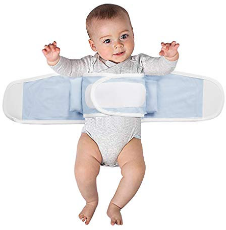 IPENNY Baby Swaddle Pucksack Schlafsack Verstellbar Elastisch Baumwolle Klettverschluss Wickeldecke Pucktuch Winter Dicker Warme Pucktuch ab 1 Jahre