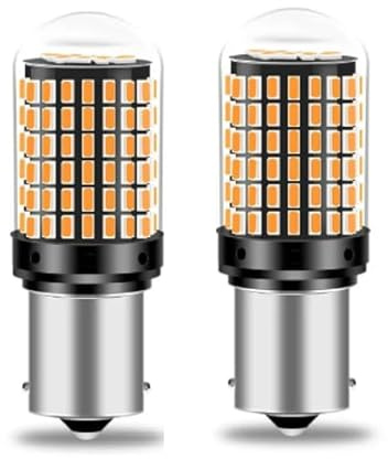 Car Passion Topbest Coppia Lampadine 33 LED BAU15S PY21W 7507 5630 1156PY Luci Indicatori di Direzione Frecce per Auto AMBRA Anteriori Posteriori CANBUS NO ERRORE