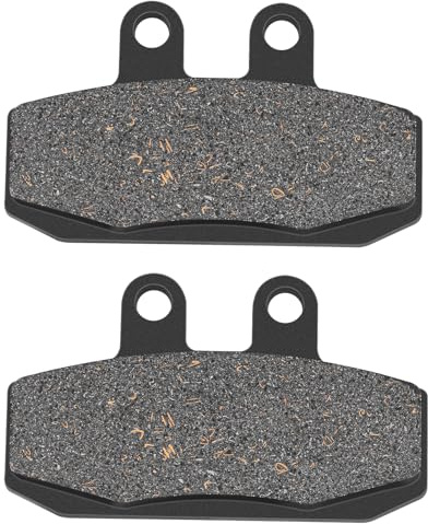 AHL 1 Paar Motorrad Vorderer Bremsbeläge Kompatibel mit HONDA NSR 125 FJ/FK/FL/FM/FN 1988-1992/ NSR 125 RK/RL/RM/RN/RR/RS/RV/RW/RX/RY/R1 1989-2001/ NX 125 K/S/F Transcity 1989-1997