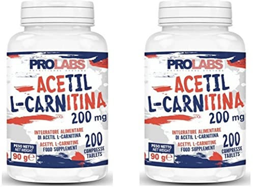 Prolabs Acetil l-carnitina 200 compresse (pack 2 confezioni) - acetyl carnitina