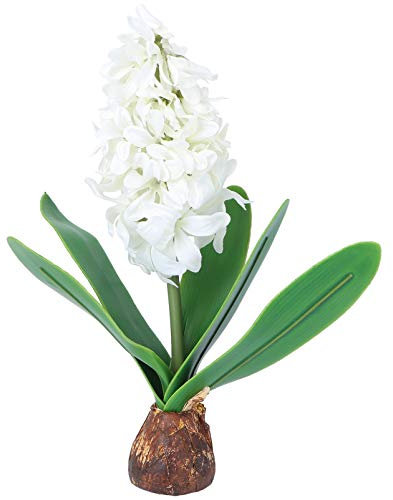 IMIKEYA Simulated Hyacinth Artificial Flower with Bulb 28.3 Inch Faux Hyacinth Stem for Home Office Wedding Party Decoration
