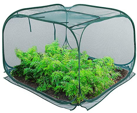 ANC POP Housse de Protection Pop-up en Maille pour Plantes pour Jardin surélevé et Parterre de Fleurs, Cage pour Fruits, légumes, semis et Herbes, 101,6 x 101,6 x 76,2 cm