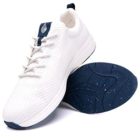 Green Steps Zapatillas ortopédicas con soporte del arco plantar fabricadas a partir de materiales sostenibles. Brindan comodidad y apoyo para aliviar el dolor en el pie Blanco Talla 37