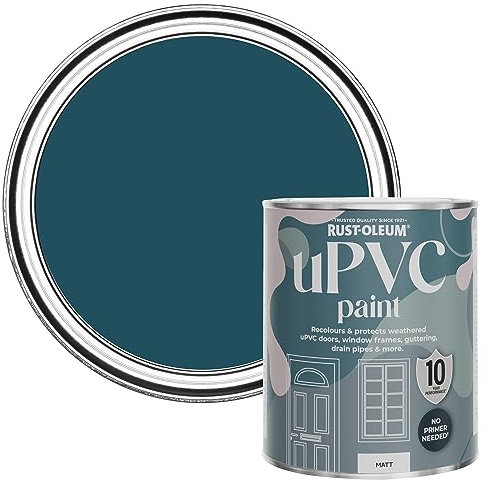 Rust-Oleum Blue uPVC Door and Window Paint in Matt Finish - Commodore Blue 750ml