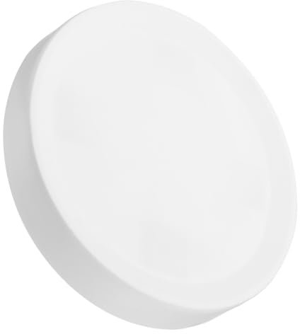 TINEASUR Vassoio per Piante con Ruote Portavasi da Interno Ed Esterno Base a Rullo in Plastica Bianca Ø18,5 Cm Supporto Mobile per Vasi da Giardino Resistente e Riutilizzabile