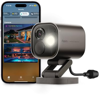 Aqara 4MP Camera Hub G5 Pro PoE, True Color Night Vision Security Camera