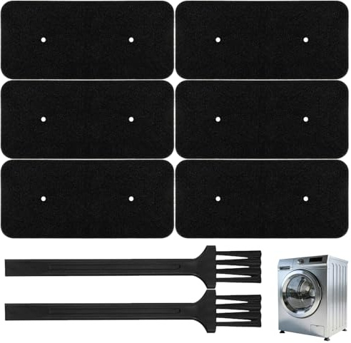 6 Pack Tumble Dryer Sponge Filter for Hoover Candy, Replacement Foam Filter for Condenser and Heat Pump Dryers, 275x125x10mm Enhanced Performance and Cost Effective Operation