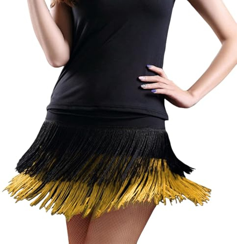 OBASDFD Dam paljettkjol underdel tofs cha karneval kostym 2026 glitter outfit kjolar blyertsklänning, gUL, 4XL