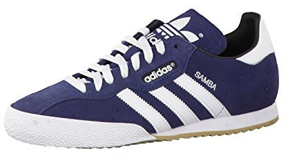 adidas Herren Samba Super Suede Sneaker, Blau (Navy), 44 EU