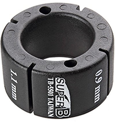 SUPER-B Tope Radios Plano 4 Secciones Negro, Unisex-Adult, Black, pour 0,9/1,1/1,3/1,9 mm