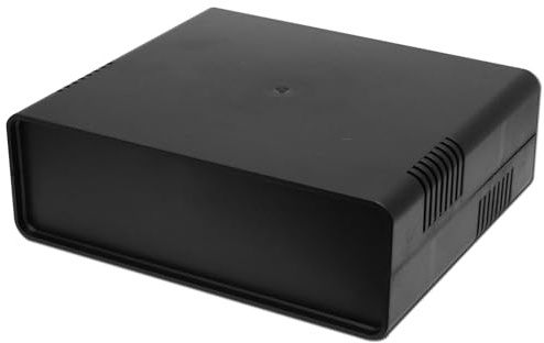 Donau Elektronik KGB31 Euro-Box Caja de almacenamiento grande, negro/multicolor