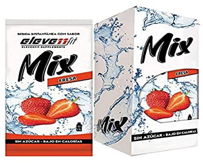 Eleven Fit Caja 12 Uds Mix Sabor Fresa Sin Azúcar 100 g