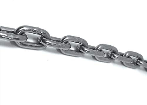 Edelstahl V4A Kette, 5,0 Meter, 2 mm Materialstärke, 50 kg Maximalbelastung, kurzgliedrig, rostfrei, poliert, ähnlich DIN766 - Tecklenborg Kegel GmbH