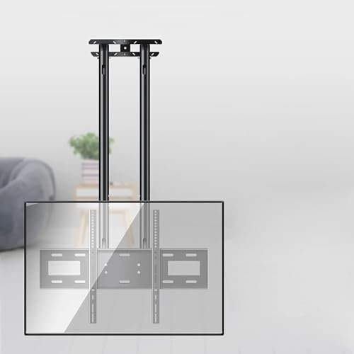 LwsCUiH Brazo del Monitor Soporte de Montaje en Techo for TV, Soporte de TV con inclinación Ajustable for Pantalla Plana con CD de 37-80' y televisores curvos