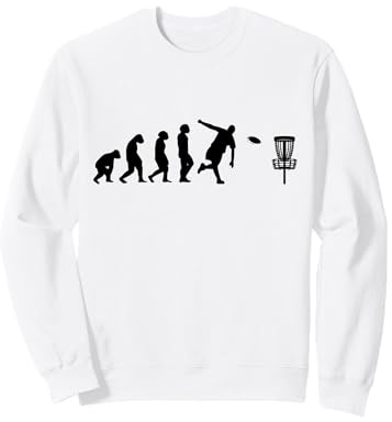 Disc-Golf-Joueur Disc-Golfing Game Evolution Disc-Golf Sweatshirt