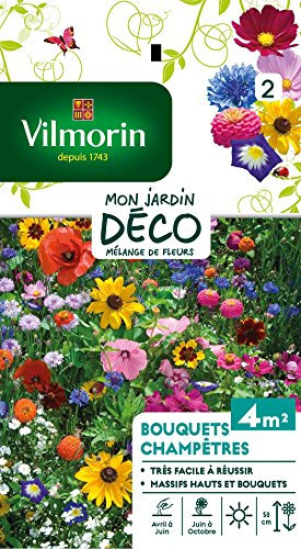 Vilmorin 5859542 Pack de Graines Fleur pour Bouquets Champêtres