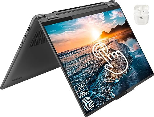Lenovo Yoga 7i - Laptop de negocios 2 en 1 de 16 pulgadas, pantalla táctil WUXGA FHD, Intel i7-1355U de 13ª generación, 16 GB DDR5 RAM, SSD de 1 TB, Windows 11 Pro, gráficos Intel Iris Xe, teclado
