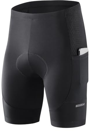 BERGRISAR cykelshorts för män 4D vadderade cykelshorts cykling cykelshorts med fickor