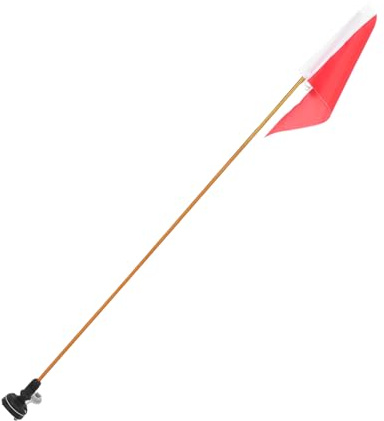 Toyvian Bandiera di Sicurezza Base Stabile Professionale Facili da Installare in Acciaio Inossidabile, Accessori Kayak e Miglior visibilità per Kayak per Canoa