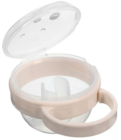 Abaodam Boîte à Tétine Bébé, Étui à Sucette Portable avec Accroche, Porte Sucette Anti-Poussière, Boîte de Rangement Hygiénique pour Voyage, à Langer, Poussette, 1 Pièce