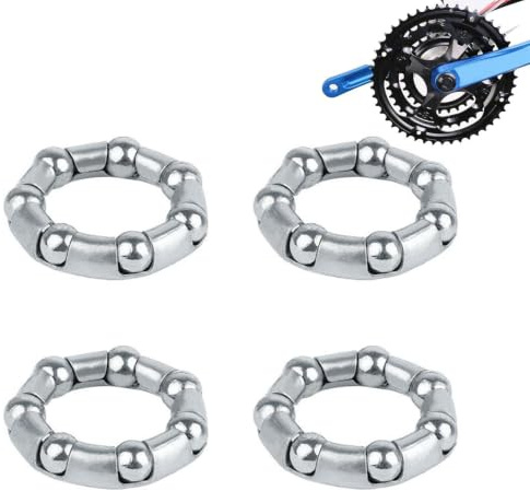 Bicycle Ball Bearings - Bearings For Mountain Bike Road Bike And Folding Bike, Rear Hubs Bottom Bracket And Steering Set | Replacement Set With Steel Cage | Parts
