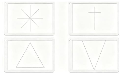 Rengue Ensemble d'outils de Composition en Acrylique Transparent, 10 Cartes de Viseur pour Prise de Vue Mobile, Aide au Cadrage du Rapport d'or avec Modèles Classiques, Portable pour la Conception