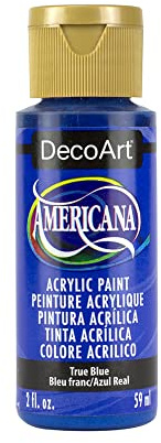 Deco Art Americana Acrylic Multi-Purpose Paint, True Blue,59 ml (Pack of 1)
