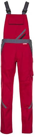 Planam Größe 36 Damen Highline Damen Latzhose rot Schiefer schwarz Modell 2392 2392036