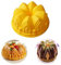 1 Stück Weihnachten Silikon Backformen Ø 22 cm, FantasyDay Antihaftbeschichtet Silikon Kuchenform Muffinbackformen Brotbackform Backform Kasten für Muffins Kuchen Pudding - Hochwertige Silikonbackform