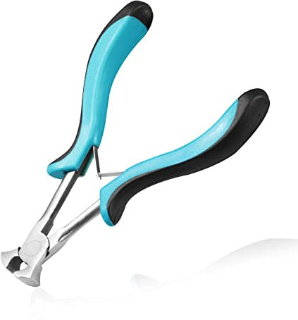LEONTOOL Long Reach End Cutting Pliers Mini Wire Cutter Pliers Nail Pullers Nail Remover Tool End Cutting Nippers Jewelry Wire Cutter Tool Jewelry Making Pliers