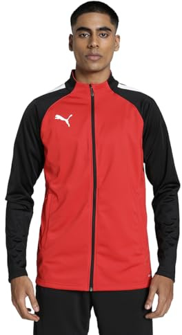 PUMA Teamliga Training Jacket Hombre, Puma Red-Puma Black, 3XL