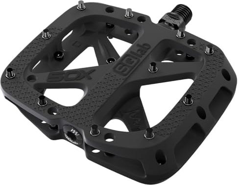 5OX, MTB Gravity & E-Performance Fahrrad Plattformpedale SQlab, Schwarz, Medium (41-45